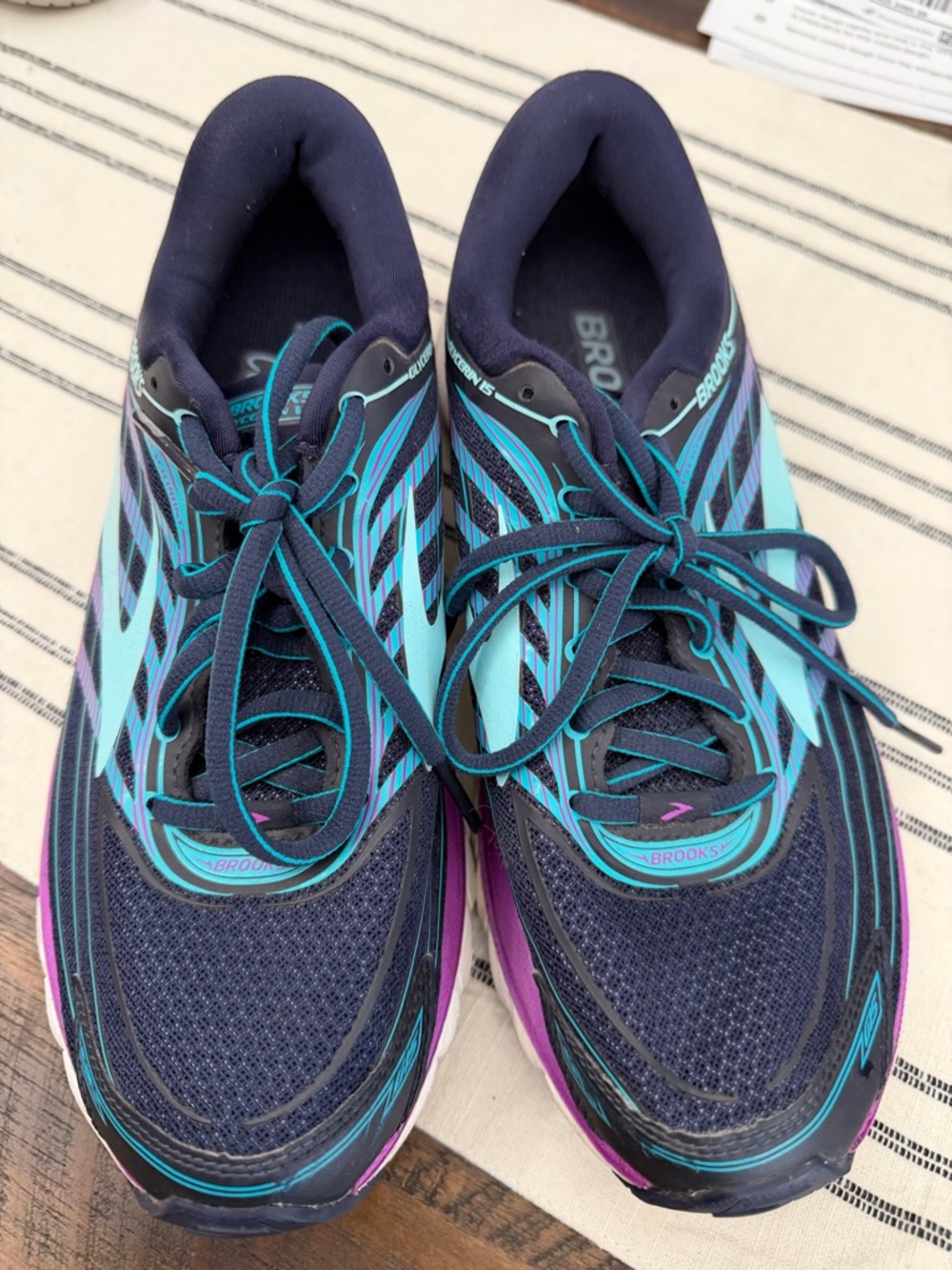 Brooks Navy, Teal & Purple Women's Running Shoes